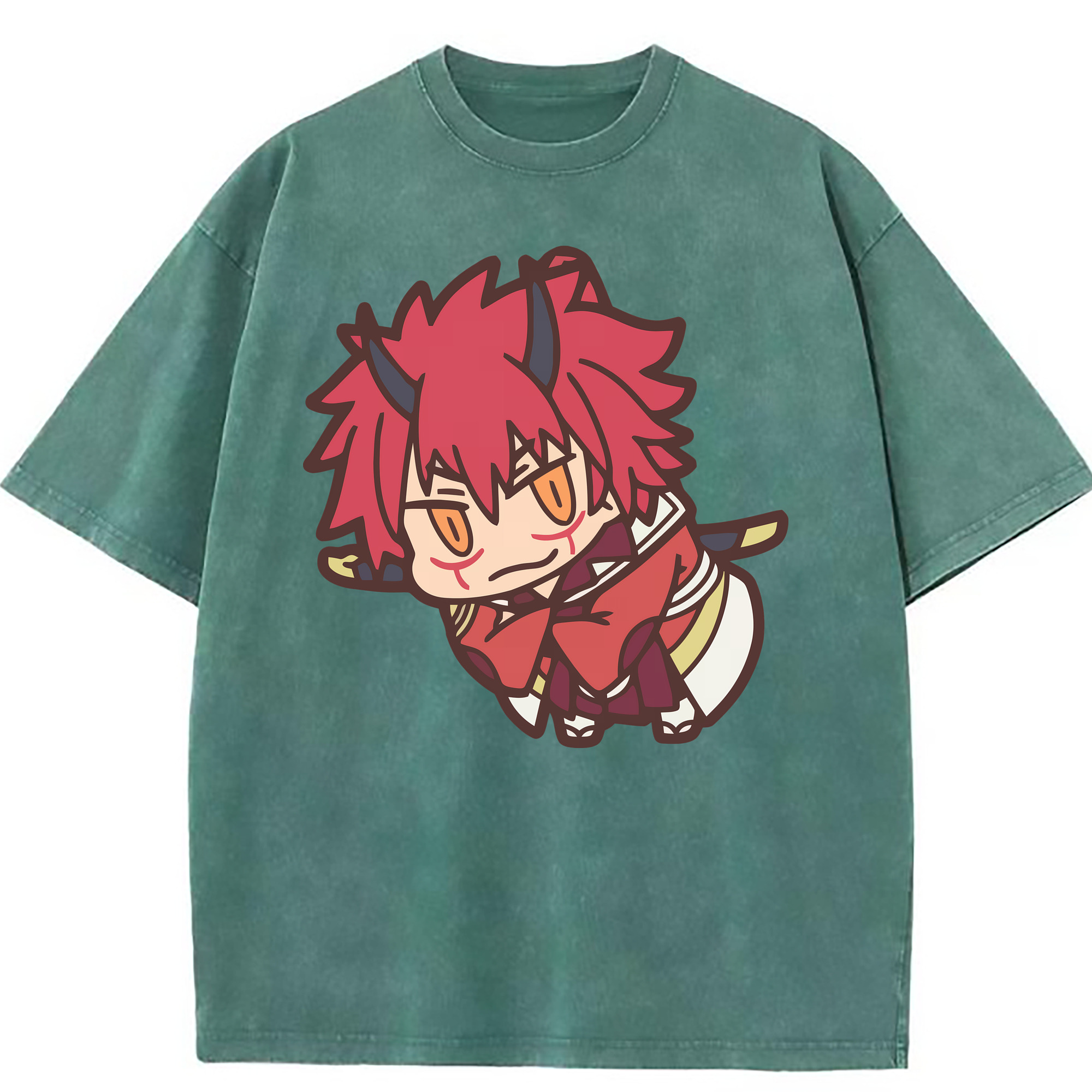 （画像用） 転スラ Regarding Reincarnated to Slime 綿100% ヴィンテージ風 半袖Tシャツ（フロントプリント）